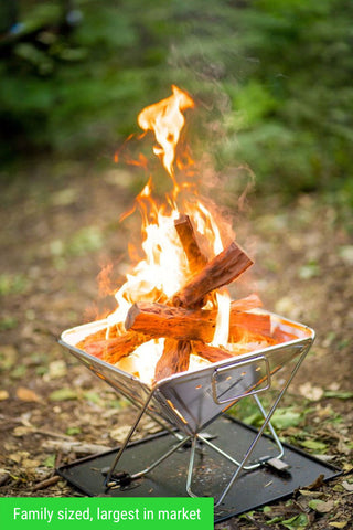 Foldable Fire Pit BBQ