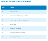 Snake Bite First Aid Kit freeshipping - Sunseeker Touring