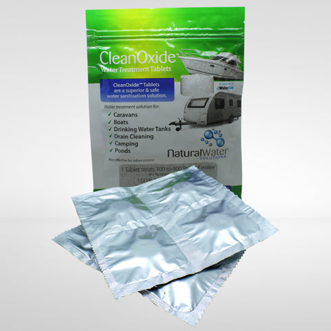 Natural Water Solutions CleanOxide 4gm Tablets freeshipping - Sunseeker Touring